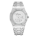 Men's Minimalist Quartz Watch with Steel Band