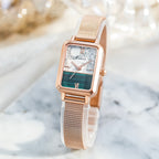 Women's Ins-Style Vintage Small Square Waterproof Watch