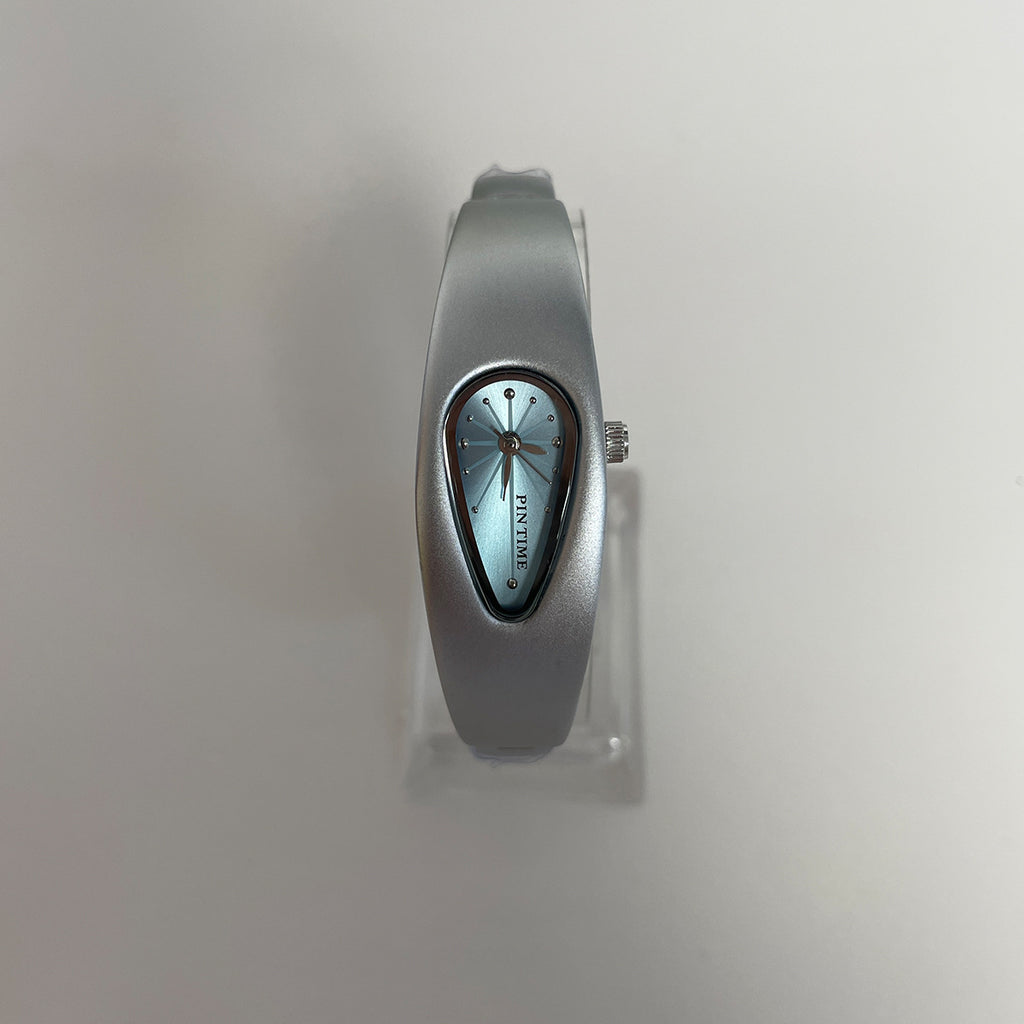 GESMART Unisex Y2K Water Drop Shape Watch Retro Trendy Niche Personality Water Resistant Bracelet Wristwatch