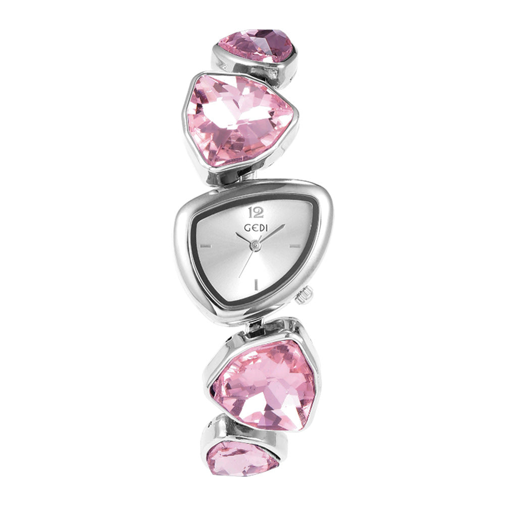 Women's Crystal Bracelet Quartz Watch