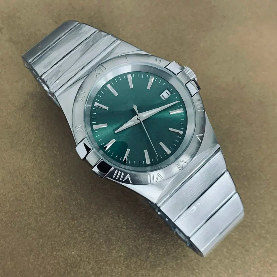 New Men's 40mm Mechanical Watch Sapphire Crystal Steel Case NH35