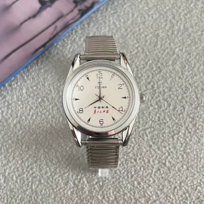 Vintage 7120 Manual Wind Men's Watch Serve the People Commemorative 90s NOS