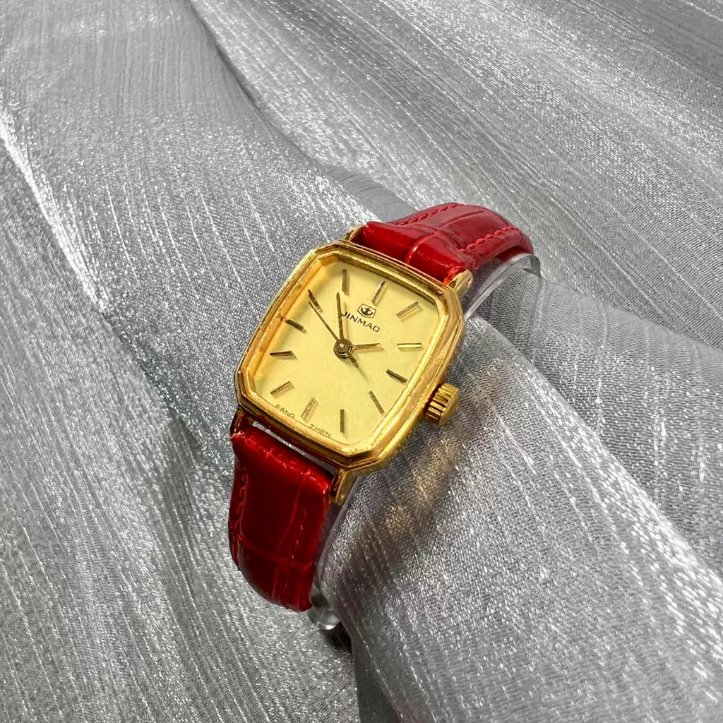 Golden Anchor Ladies Manual Wind Mechanical Watch Vintage Retro Qingdao NOS