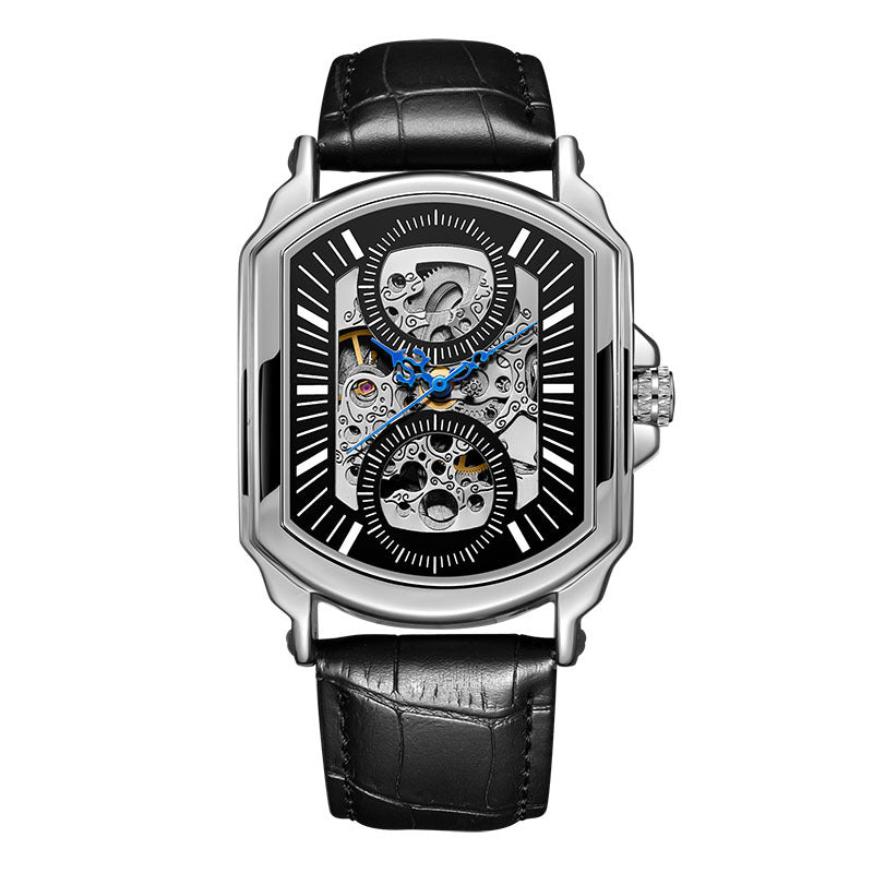 GESMART Men's Square Automatic Mechanical Watch European American Style Original Design