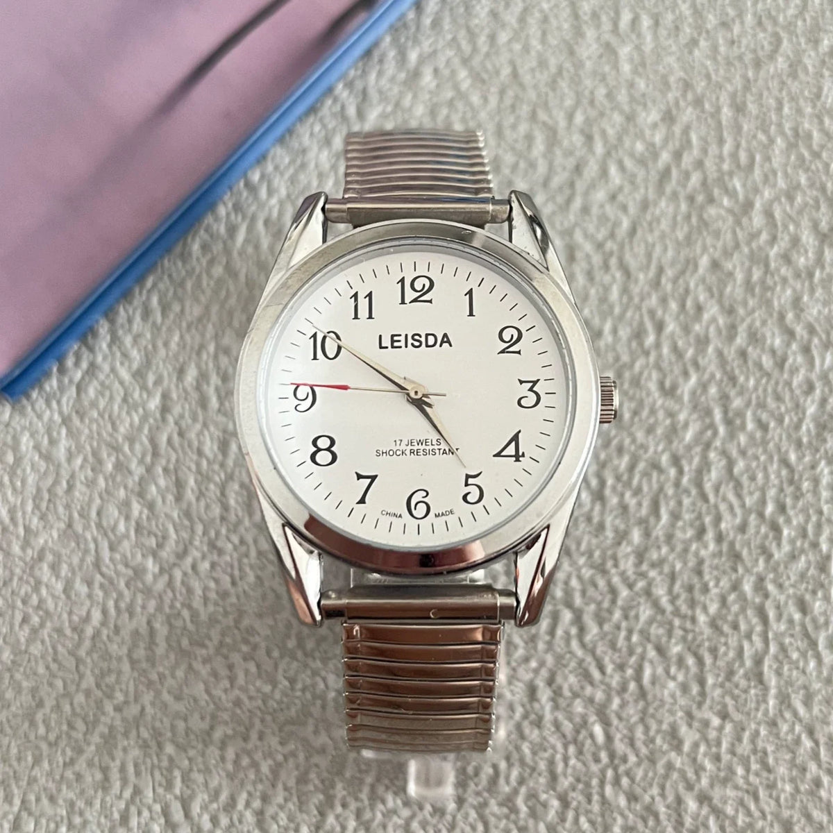 LEISDA 7120 Manual Wind Mechanical Watch Classic Vintage Student NOS