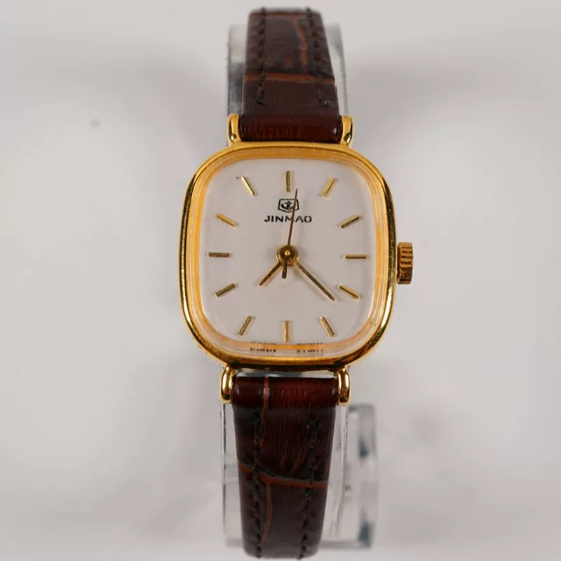Golden Anchor Ladies Manual Wind Mechanical Watch Vintage Retro Student NOS