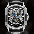 GESMART Men's Square Automatic Mechanical Watch European American Style Original Design