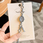 Women's Gold Bee-Pendant Bracelet Quartz Watch
