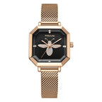 GESMART Women's Dragonfly Design Quartz Watch European Style Creative Minimalist Korean Fashion