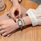 GESMART 2023 New Women's Square Bracelet Quartz Watch Fashion Design Niche Elegant Ladies Wristwatch