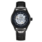 GESMART Men's Hand Winding Skeleton Mechanical Watch Casual Fashion Wristwatch