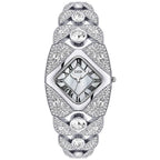 Women's Vintage Full-Rhinestone Minimalist Quartz Watch
