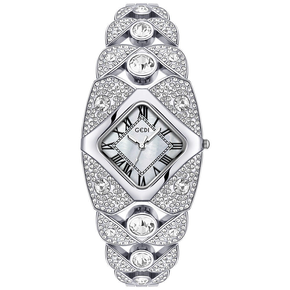 Women's Vintage Full-Rhinestone Minimalist Quartz Watch