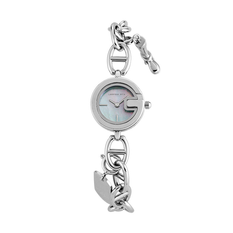 Women's Roman Numeral Chain Bracelet Watch