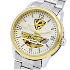GESMART Men's Skeleton Automatic Mechanical Watch Exhibition Case Back Fashion
