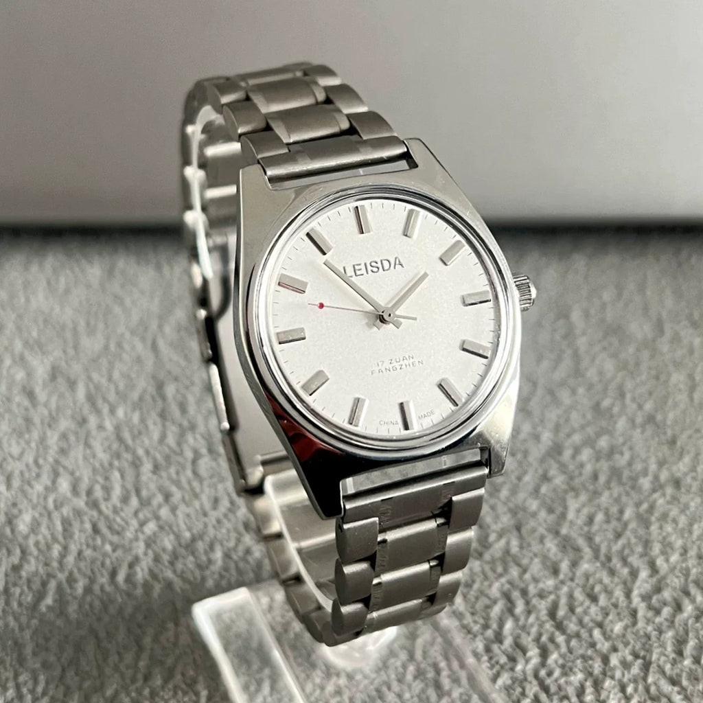 LEISDA 7120 Manual Wind Mechanical Men's Watch Classic Minimalist Vintage NOS