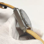 No Logo Men's 42mm Square Watch Stainless Steel Sapphire Crystal NH35 Movement