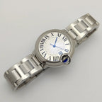 Ladies 33mm Watch Stainless Steel Case Bracelet Non-Luminous Hands NH05 Movement