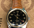 Vintage 7120 Manual Wind Mechanical Watch Stainless Steel 36mm Case New Accurate