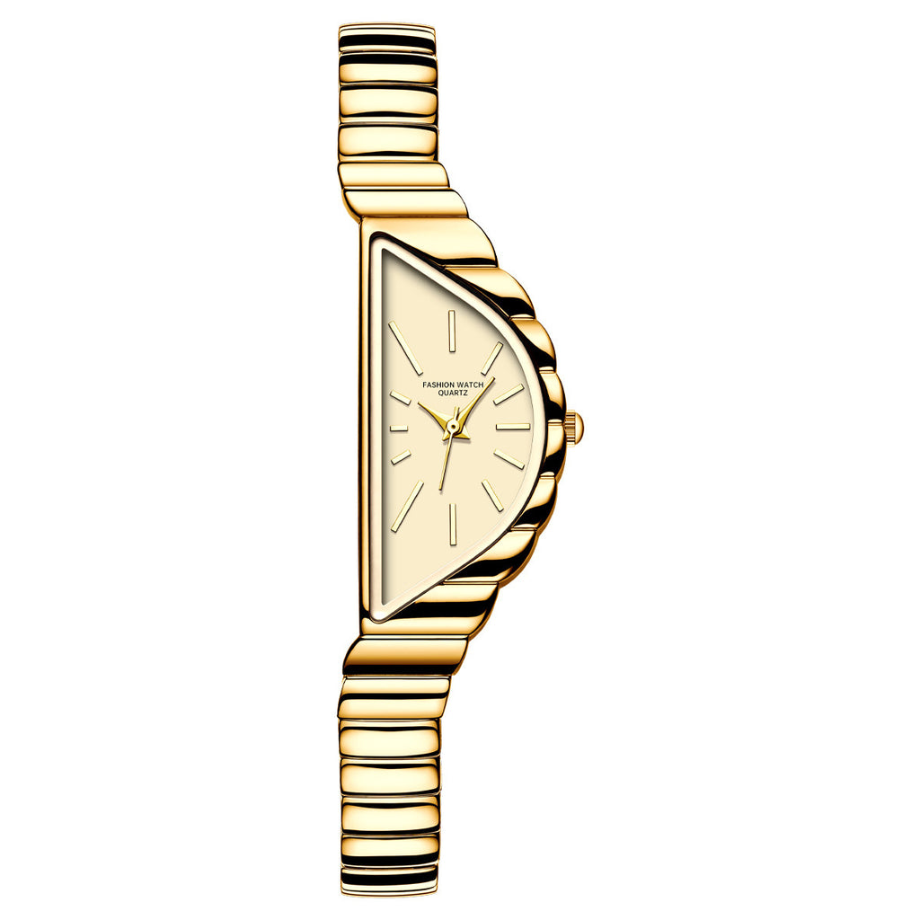 Women's Creative Bracelet Quartz Watch, Slim Dial