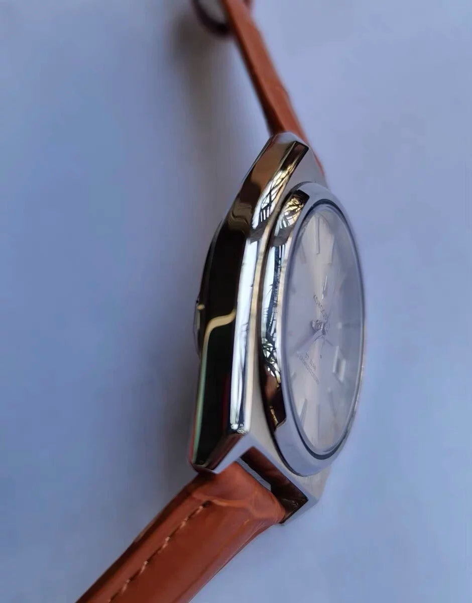 Peacock Semi-Automatic Mechanical Watch Steel Date Vintage Classic NOS