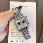 Unisex Vintage Large-Dial Multi-Function Chronograph Watch