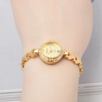HAIDA Ladies Oval Manual Wind Mechanical Gold Watch Vintage New NOS