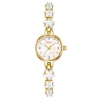 GESMART 2025 New Women's Elegant Crystal Bracelet Quartz Watch Luxury Style Exquisite Ladies Wristwatch