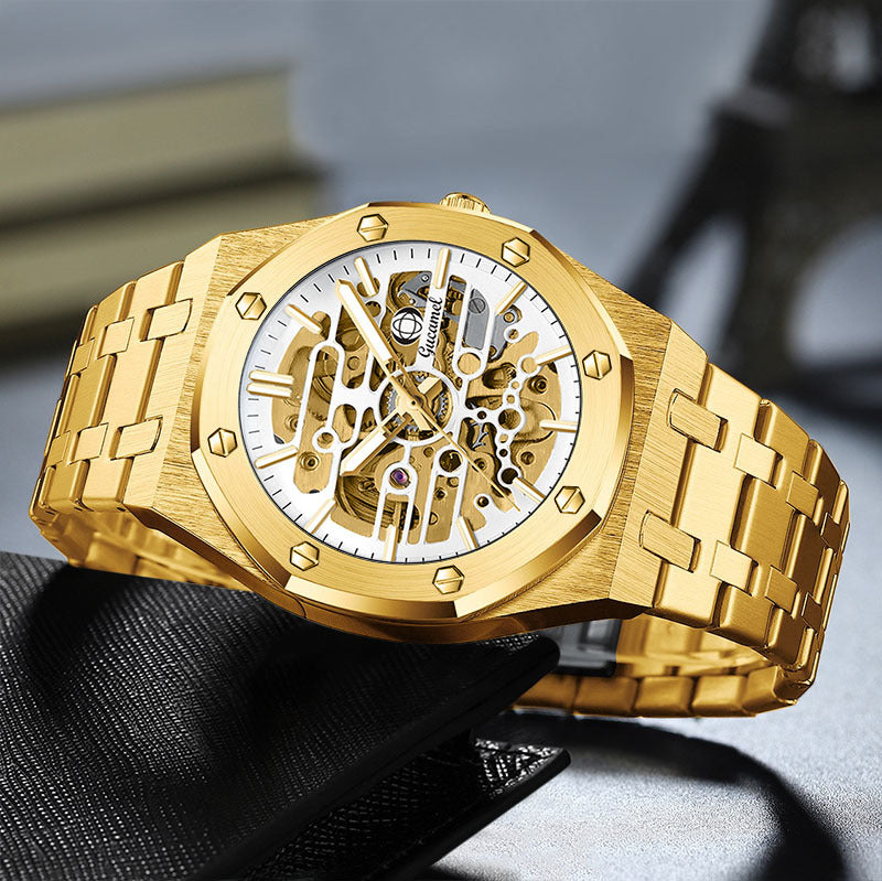 GESMART Men's High End Skeleton Automatic Mechanical Watch Fashion Trendy