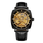 GESMART Men's New Skeleton Automatic Mechanical Watch European American Style Casual Fashion