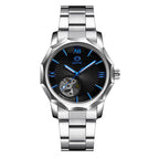 GESMART Men's Polygon Shape Dial Automatic Mechanical Watch European American Fashion