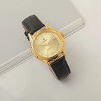 Diamond Brand Men's Automatic Mechanical Watch Titanium Round Date Leather NOS