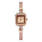 GESMART 2024 New Women's Bracelet Quartz Watch Retro Elegant Minimalist Luxury Style Ladies Wristwatch