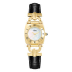 GESMART Women's Square Retro Quartz Watch Compact Leather Band Water Resistant Vintage Ladies Wristwatch