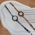 Women's Delicate Bracelet-Style Quartz Watch, Small Dial