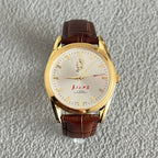 Vintage Diamond 7120 Manual Wind Mechanical Men's Watch Serve the People 90s NOS