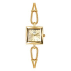 GESMART Women's Small Square Bracelet Quartz Watch Minimalist Niche Design Vintage Style