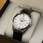 Diamond Brand Men's Manual Wind Watch Vintage Leather Strap Waterproof
