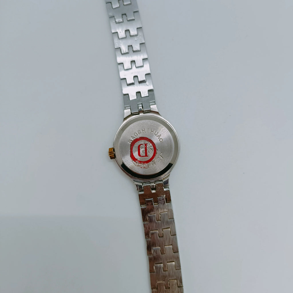 Baoshihua Two-Tone Vintage Ladies Quartz Watch 90s NOS No.2 Factory