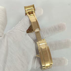 Men's Automatic Watch 36/39mm Gold Steel Case Sunray Dial NH35 Movement