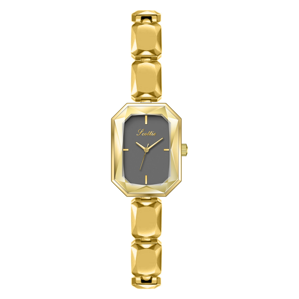 GESMART Women's Small Square Bracelet Quartz Watch Luxury Style Fashion Trendy Ladies Wristwatch