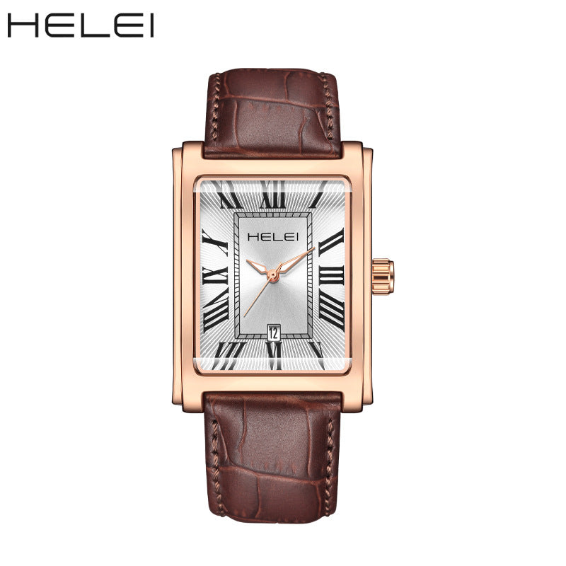 GESMART Men's Outdoor Sports Quartz Watch Roman Numeral Dial Water Resistant Luminous Wristwatch