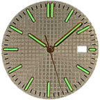 Men's 41mm Mechanical Watch NH35 Movement Sapphire Crystal Steel Case Green Lume