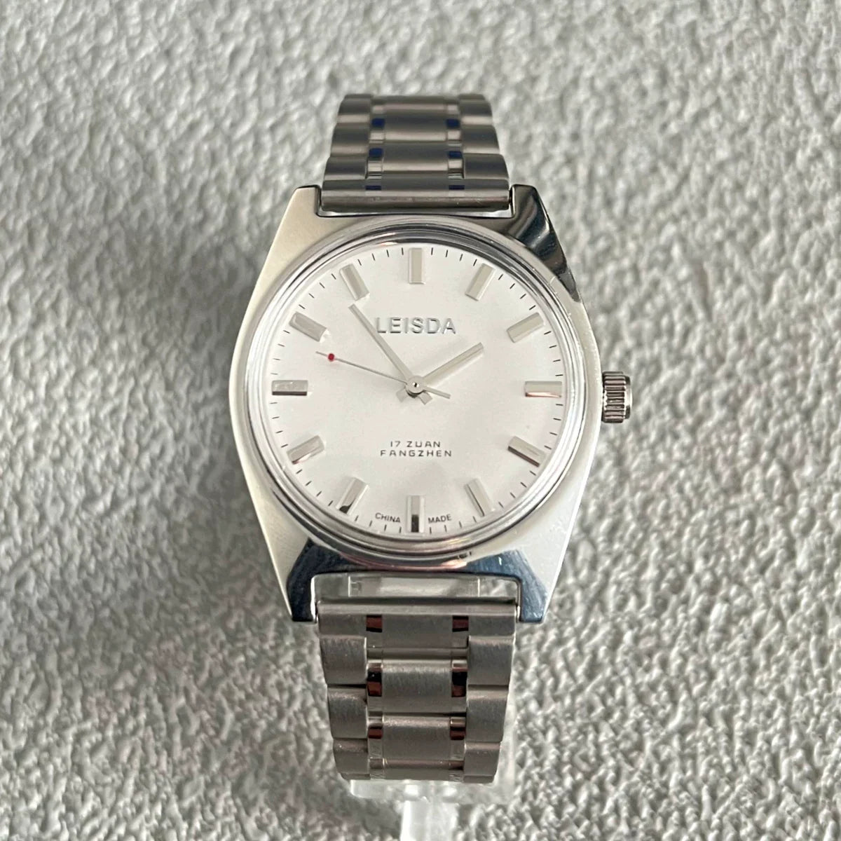 LEISDA 7120 Manual Wind Mechanical Men's Watch Minimalist Waterproof Vintage NOS