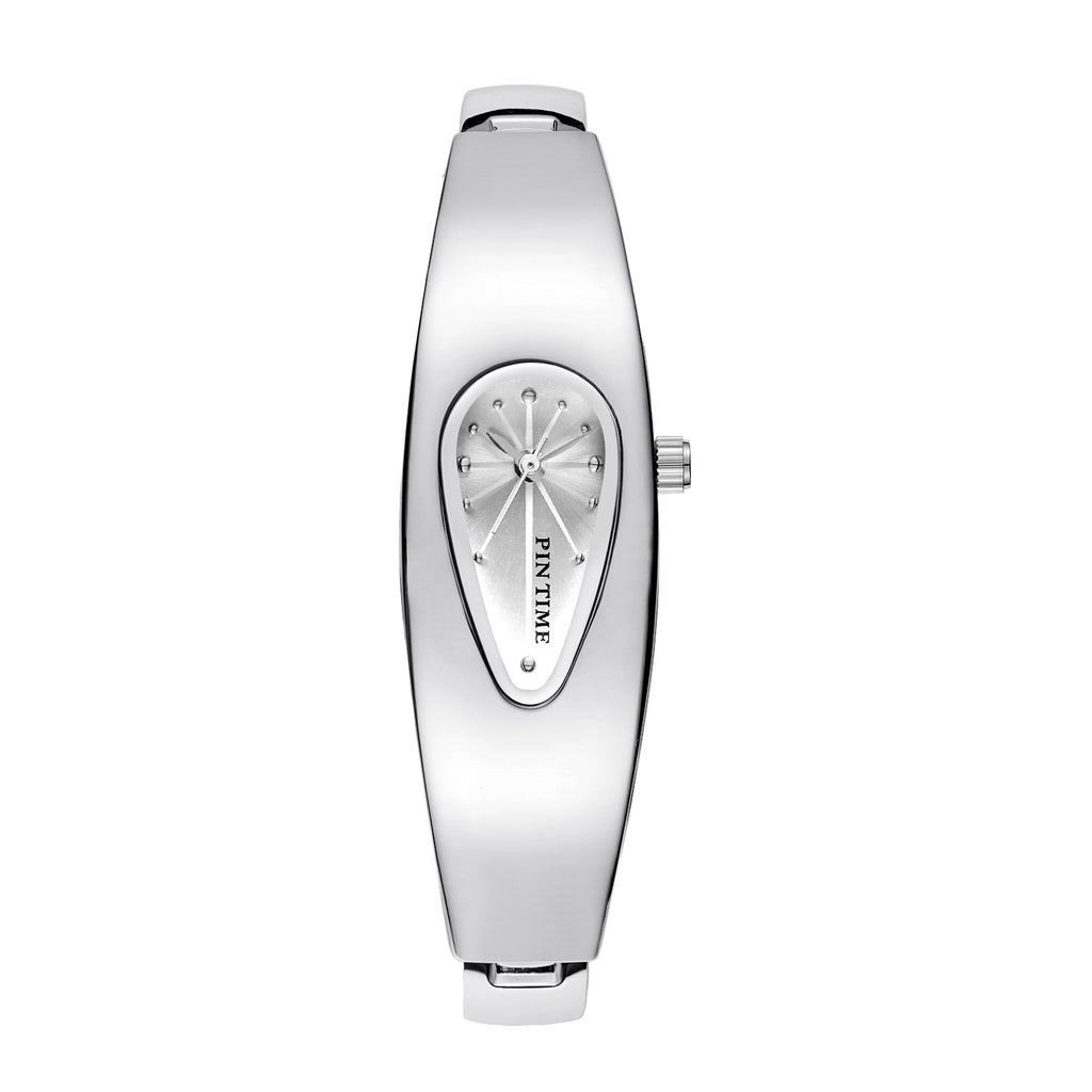 GESMART Unisex Y2K Water Drop Shape Watch Retro Trendy Niche Personality Water Resistant Bracelet Wristwatch