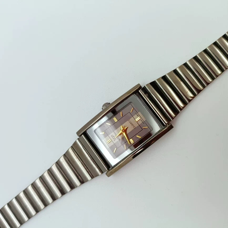 Baoshihua Rectangular Quartz Watch Minimalist Business Vintage NOS No.2 Factory