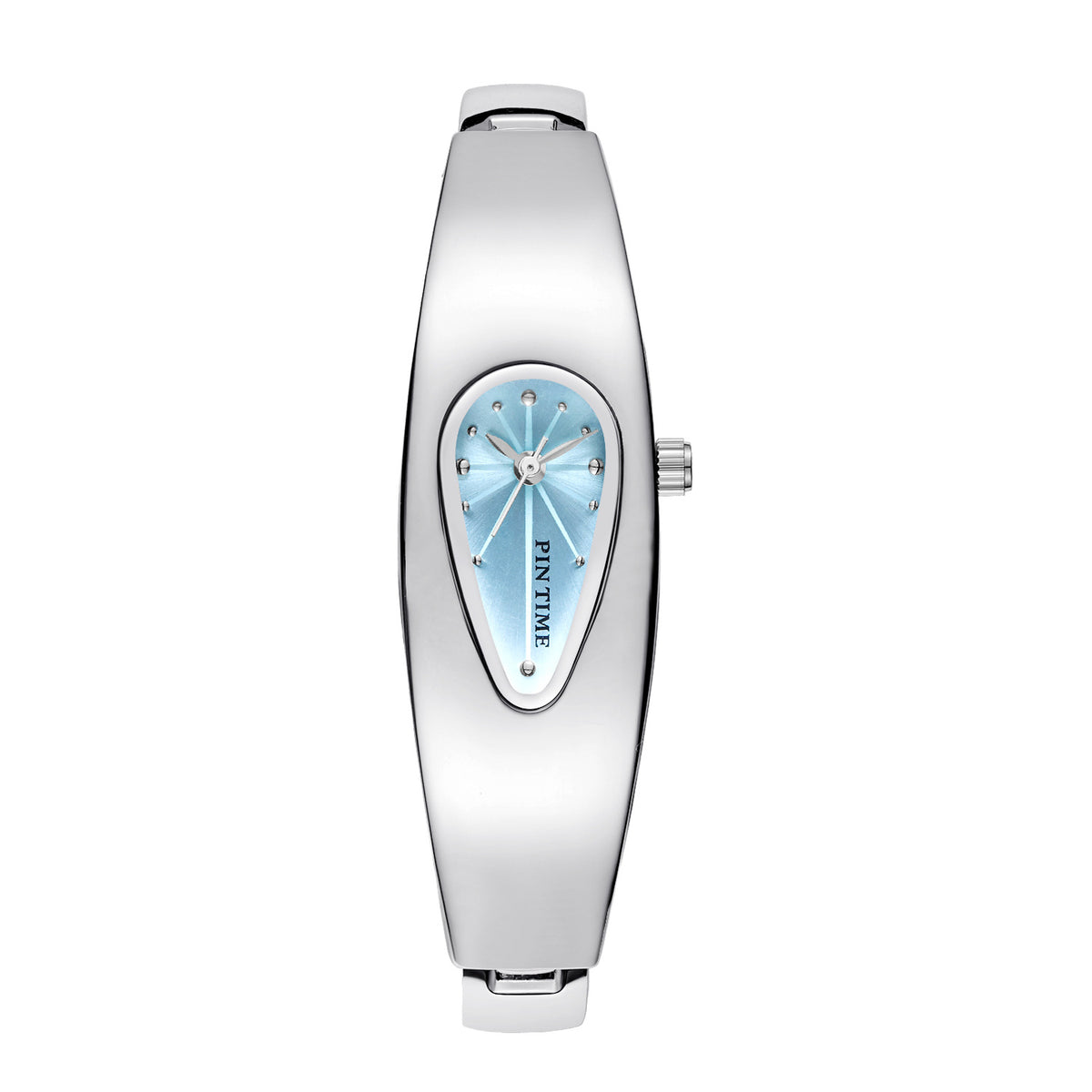 GESMART Unisex Y2K Water Drop Shape Watch Retro Trendy Niche Personality Water Resistant Bracelet Wristwatch