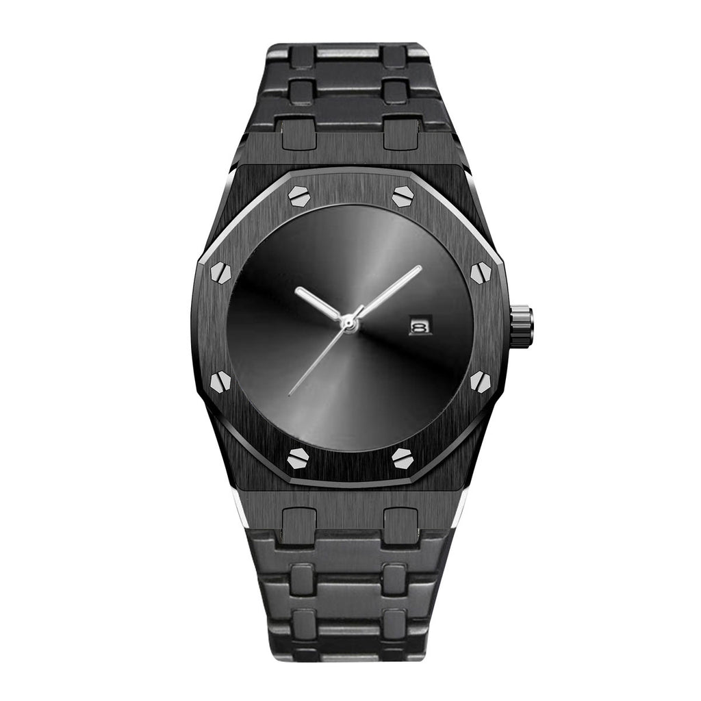 GESMART Men's Creative Cool Tech Steel Band Quartz Watch Fashion Trendy Wristwatch