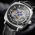 GESMART Men's New Skeleton Automatic Mechanical Watch European American Style Casual Fashion