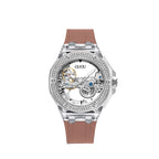 Women's Rhinestone Dial Watch with Soft Silicone Strap